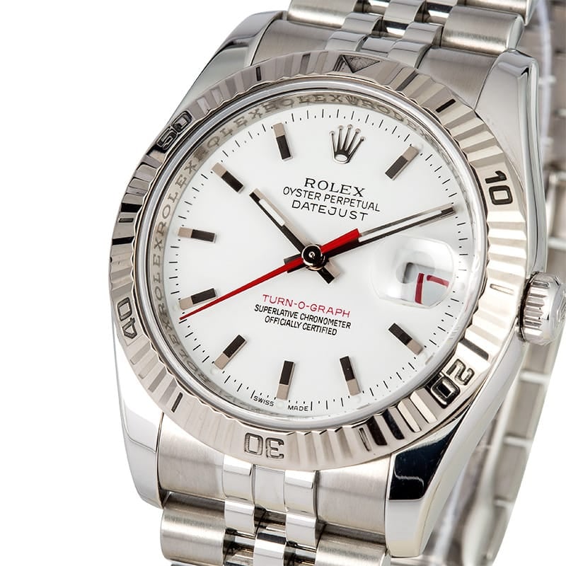 Datejust Rolex Thunderbird 116264 White Dial