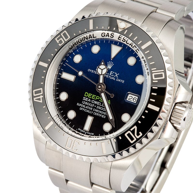 Rolex Deepsea Blue 116660B 100 Authentic