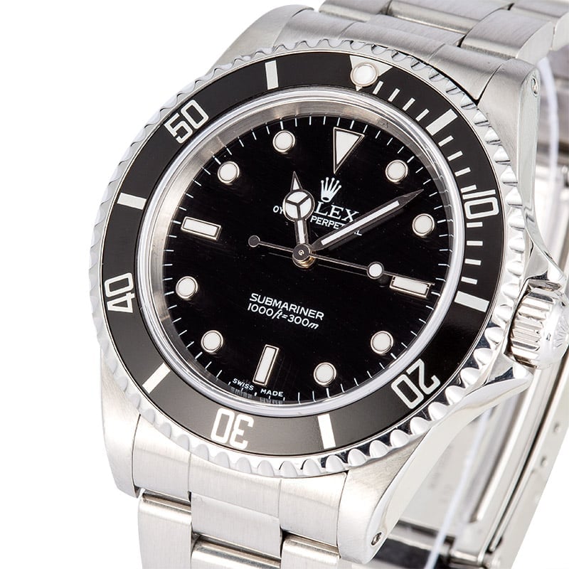 TT Pre Owned Mens Used Rolex Submariner 14060M No Date