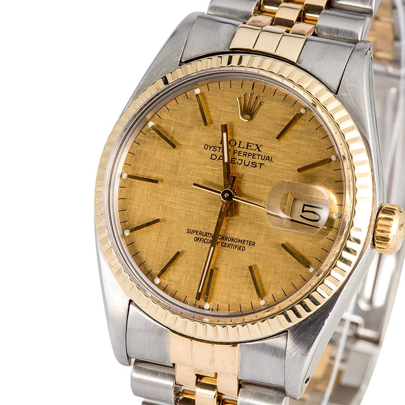 Datejust Rolex 16013 Linen Dial