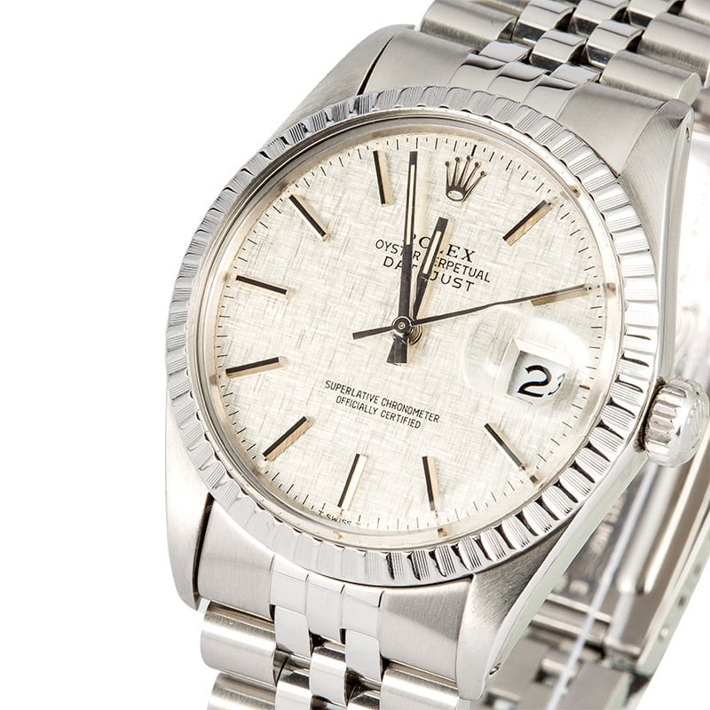 Rolex shop linen dial