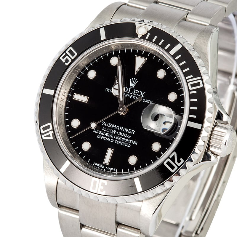 Submariner Rolex Ref. 16610T Serial Engraved