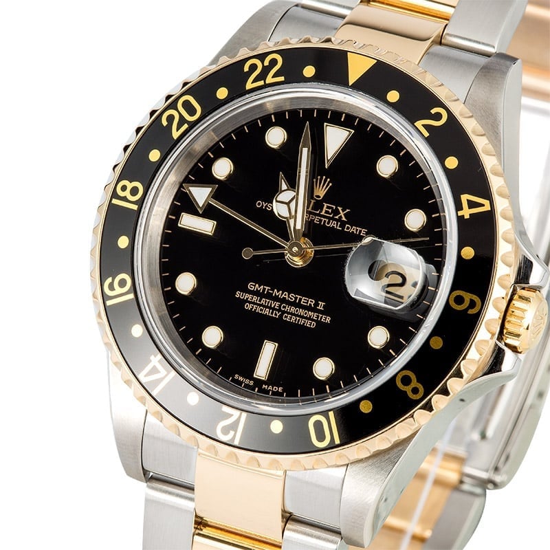 Rolex GMT Master II Two Tone 16713