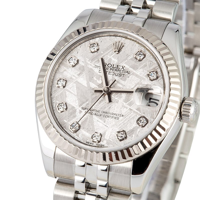 Rolex Datejust Mid-size 178274 Diamond Meteorite