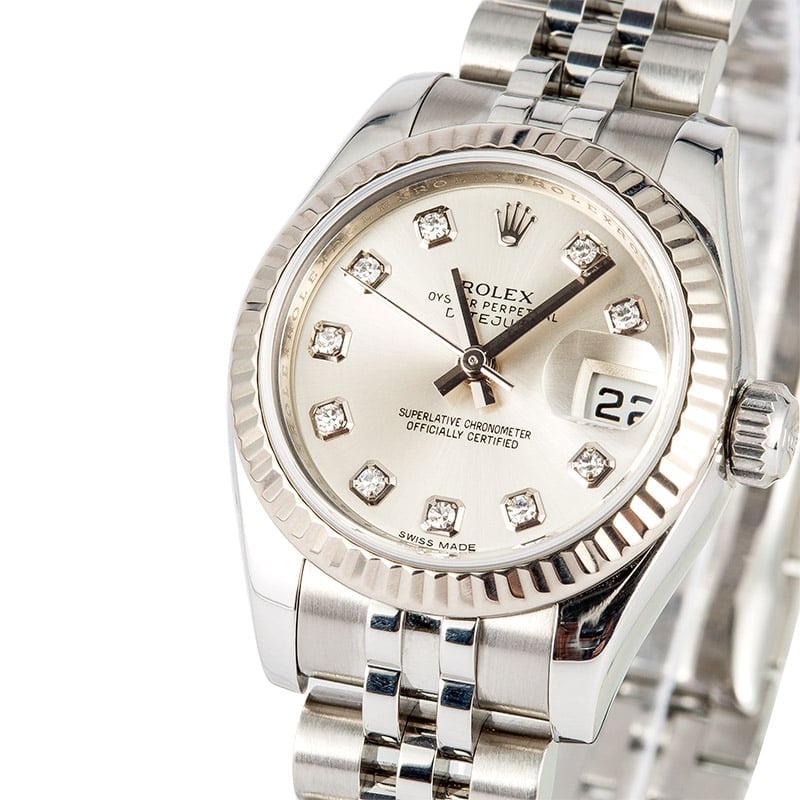 Rolex Ladies Datejust 179174 Diamonds