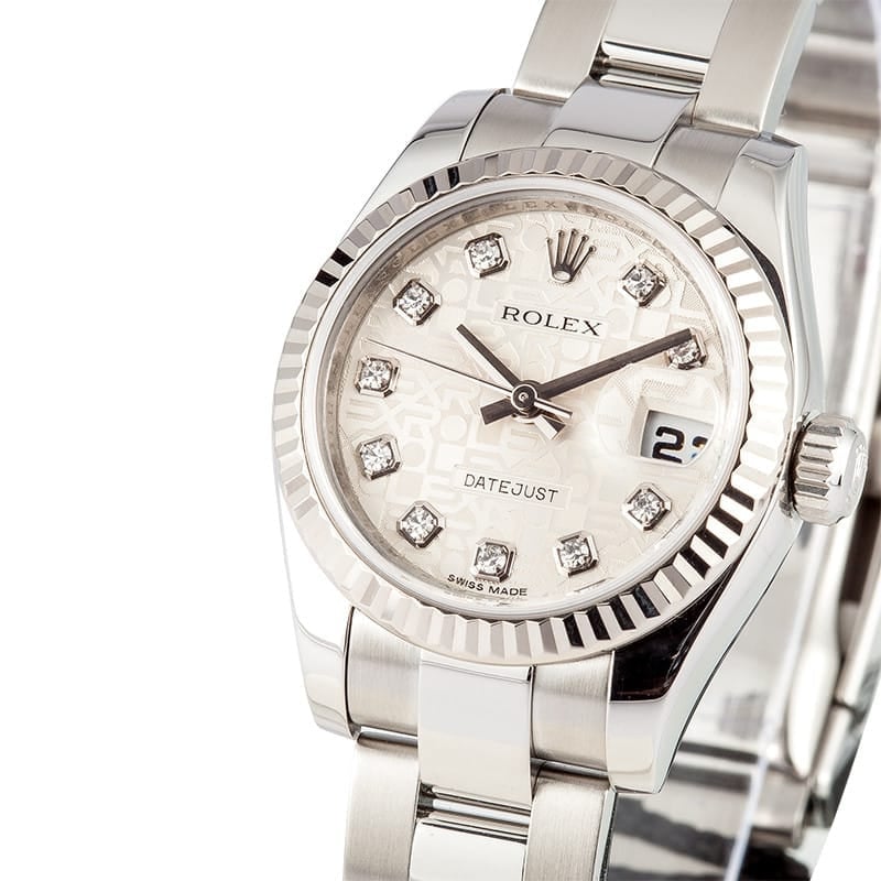 Ladies Used Rolex Diamond Dial 179174