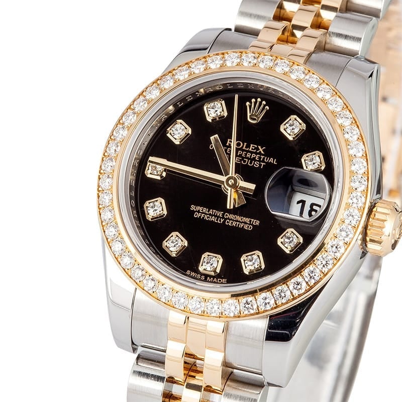 Ladies Datejust 179383 Diamond Dial and Bezel