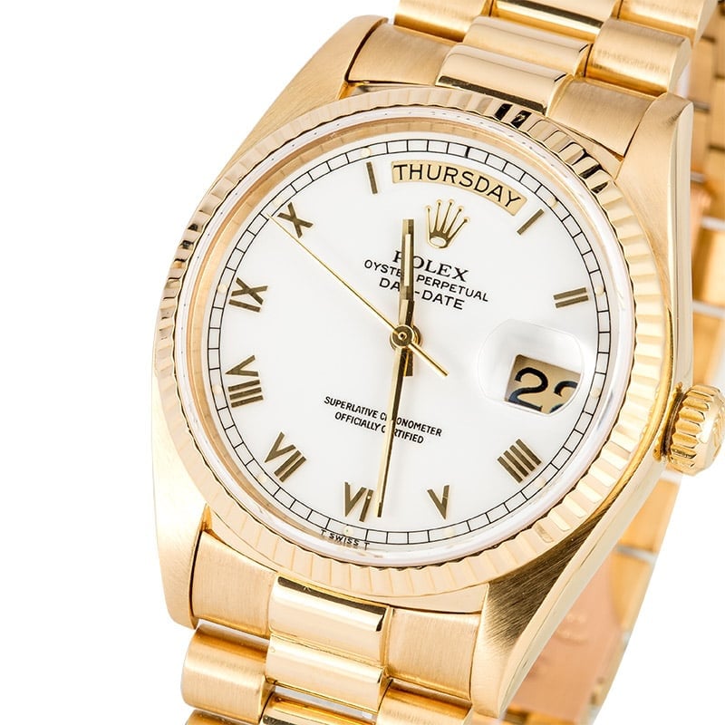 Rolex President Day-Date 18038 Roman Numerals