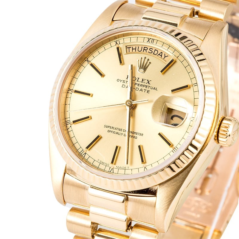 Rolex Day-Date Yellow Gold 18038