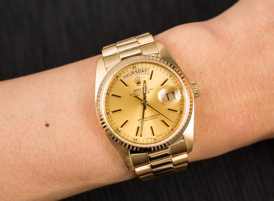 Rolex 18038 President Certified Pre-Owned