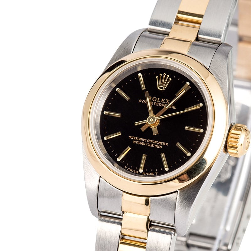 Rolex Lady Oyster Perpetual 67183 Smooth Bezel