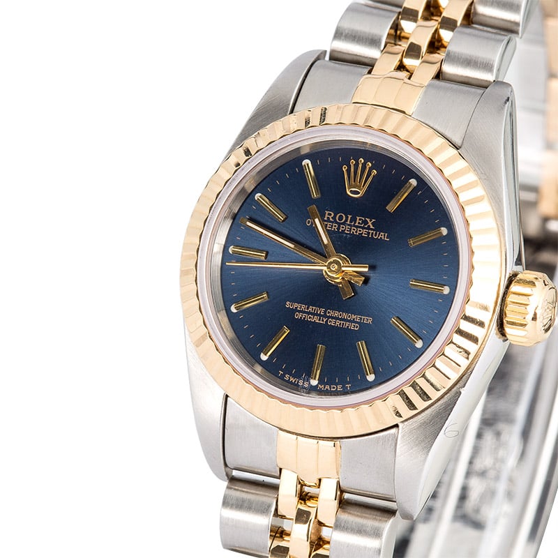 Rolex Lady Oyster Perpetual 67193 Blue