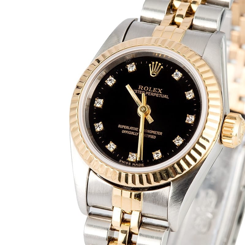 Ladies Rolex Datejust 69163 Diamond Dial