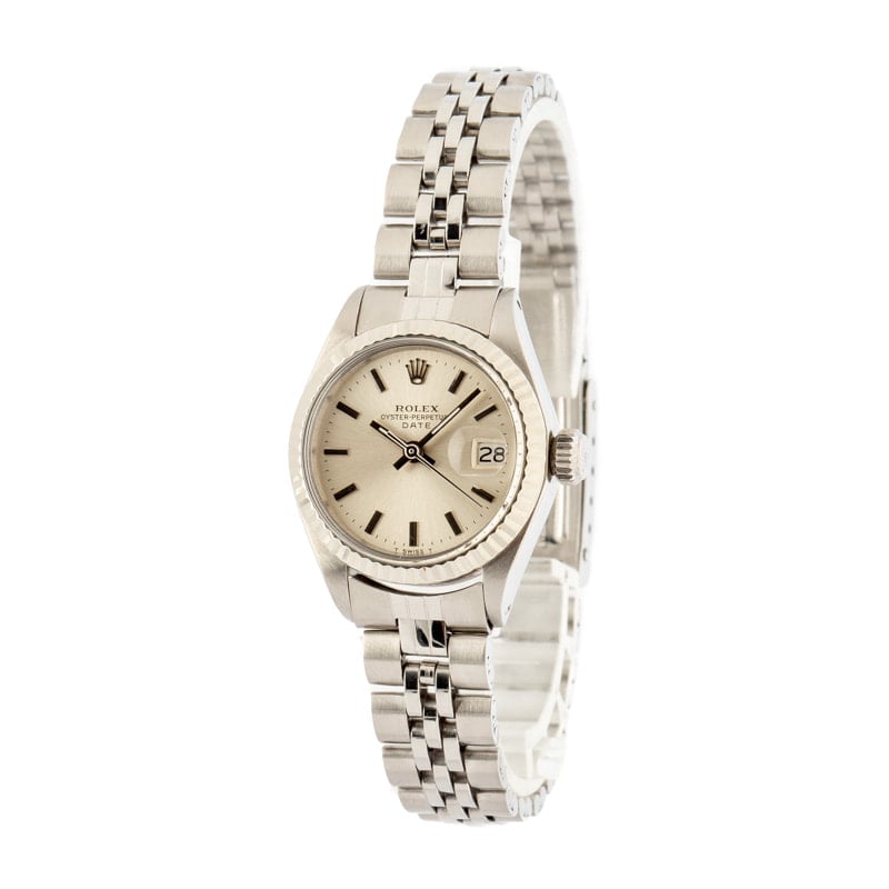 Rolex Date 6917 Silver Dial