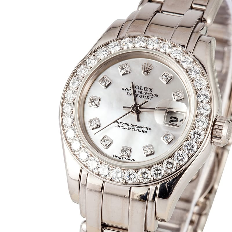 Ladies Pearlmaster 69299 Diamond Dial & Bezel