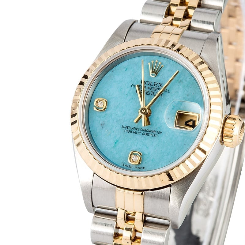 Rolex Ladies Datejust 79173 Jadeite