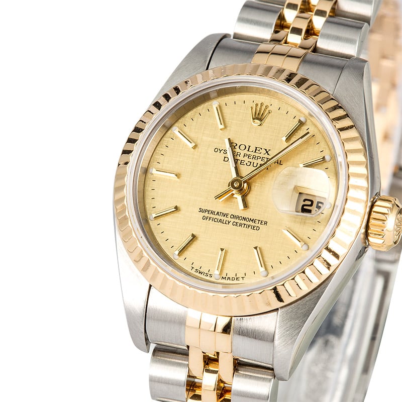 Rolex Ladies Datejust 79173 Linen Dial