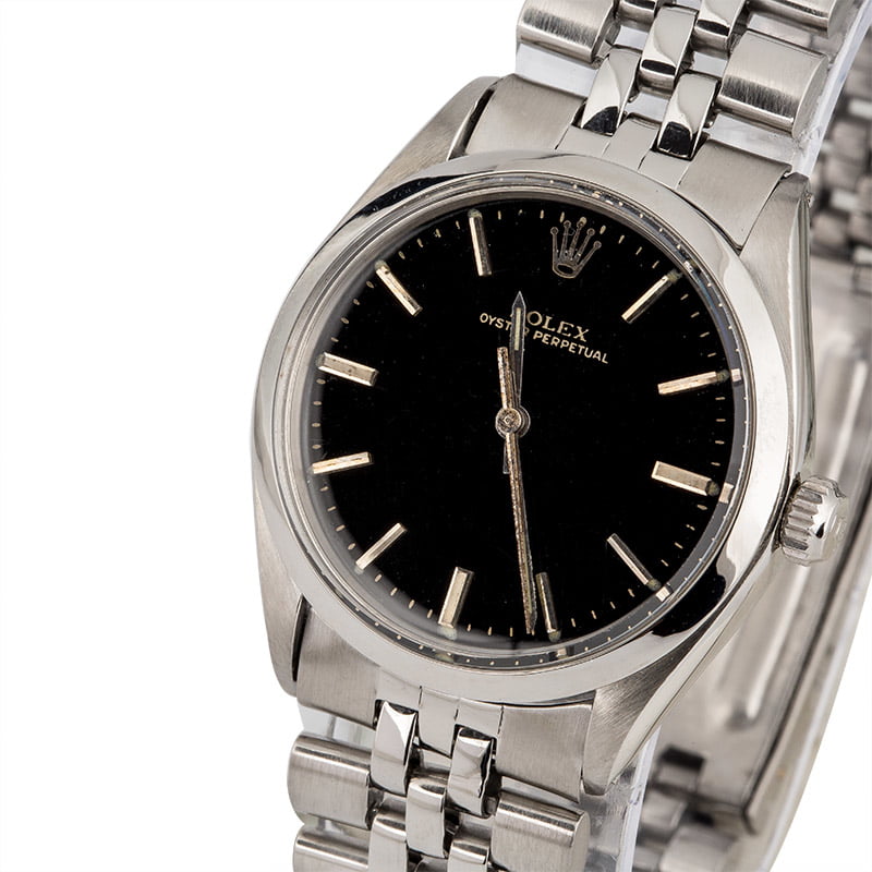 Vintage Rolex Air-King 5500 Black Dial