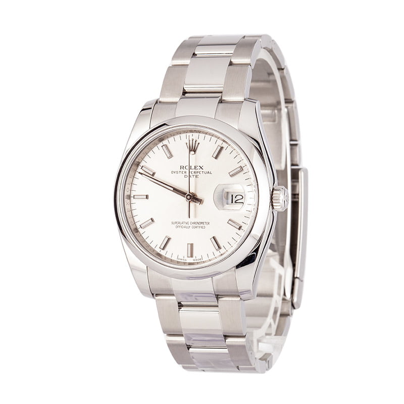 Rolex Date 115200 Certified Pre-Owned