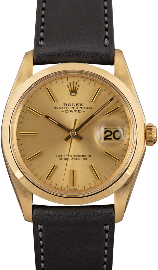 Vintage Rolex Date 1500 Gold