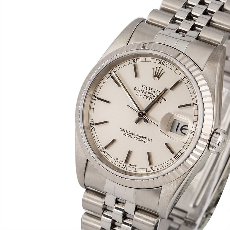 PreOwned Rolex DateJust 16234 Steel Jubilee Band