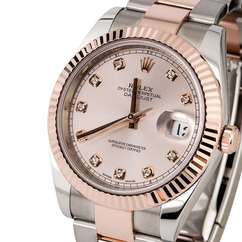 Rolex Datejust 126331 Silver Diamond Dial