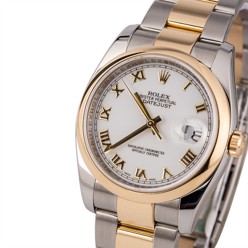 Pre-Owned Rolex Datejust 116203 Roman Markers