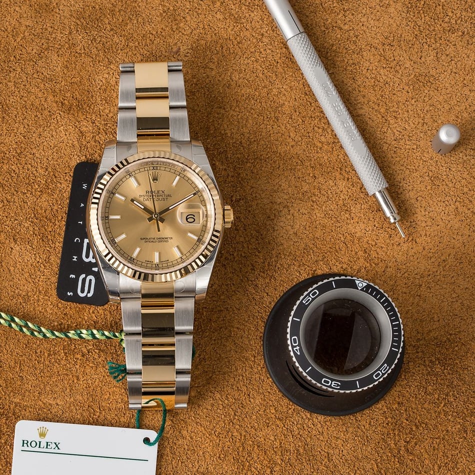 Rolex Datejust 116233 Two Tone Oyster Band