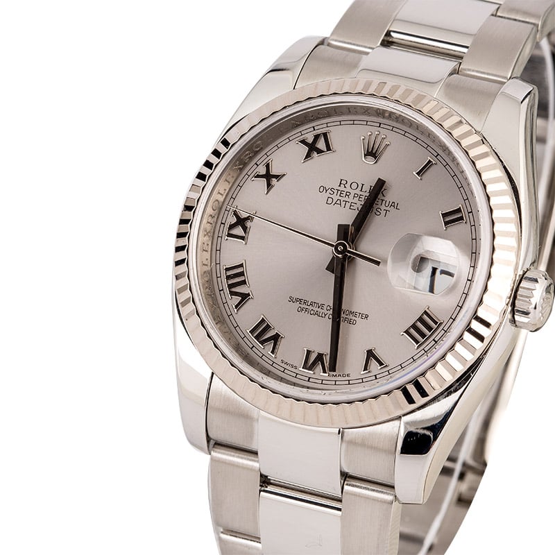 Rolex Datejust 116234 Rhodium Steel Oyster