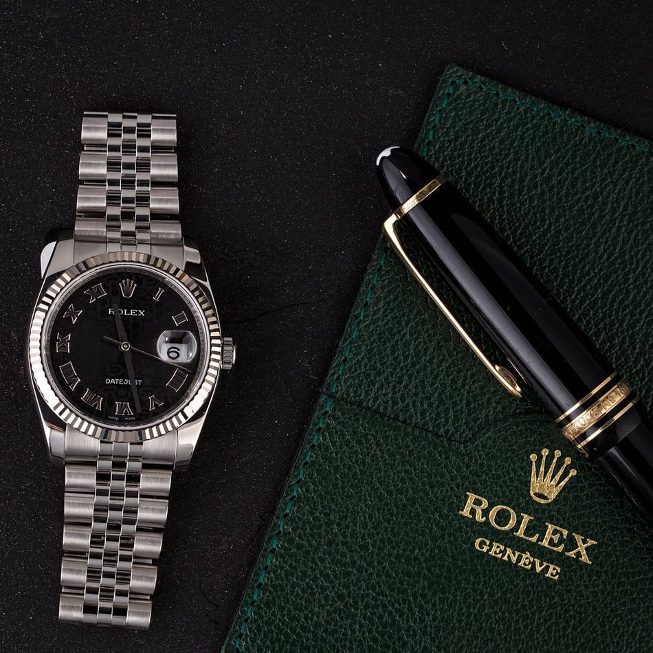 Rolex Datejust 116234 Black Jubilee Dial