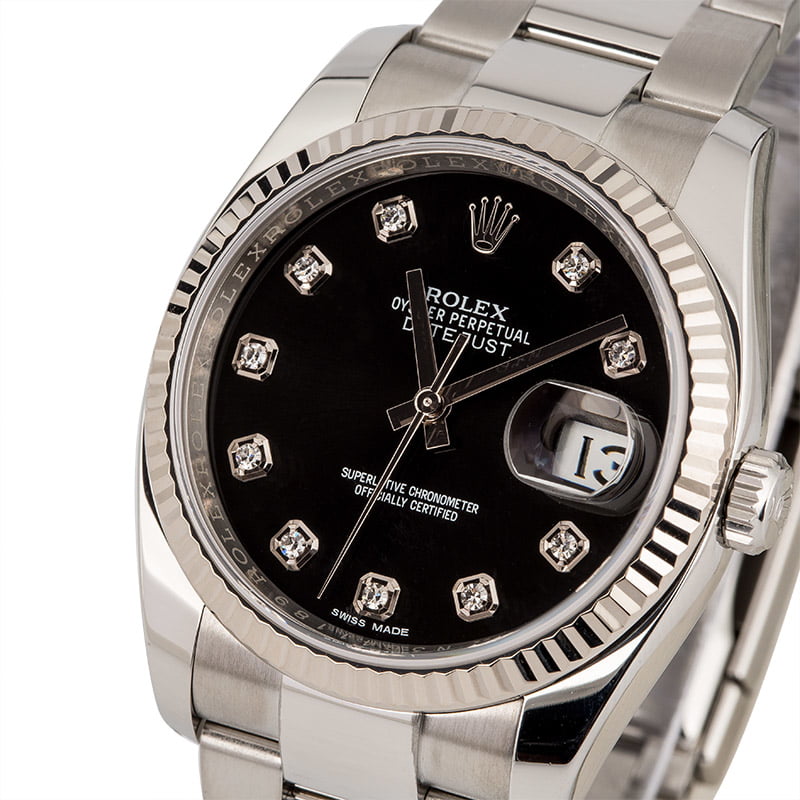 Used Rolex Datejust 116234 Diamonds