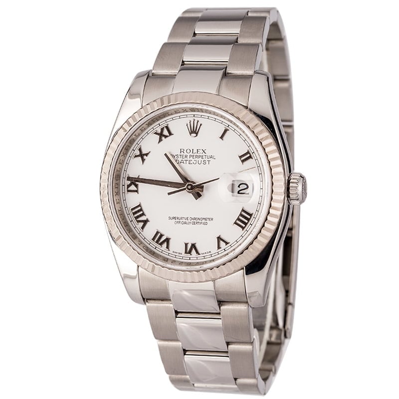 Rolex 116234 White Gold Bezel