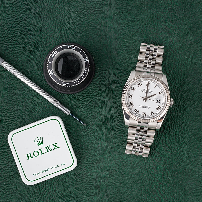 Rolex Datejust 116234 Jubilee w/ White Dial