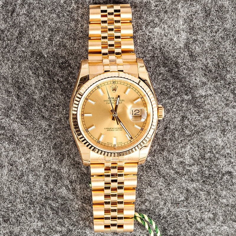 Buy Used Rolex Datejust 116238 | Bob's Watches - Sku: 140465 x