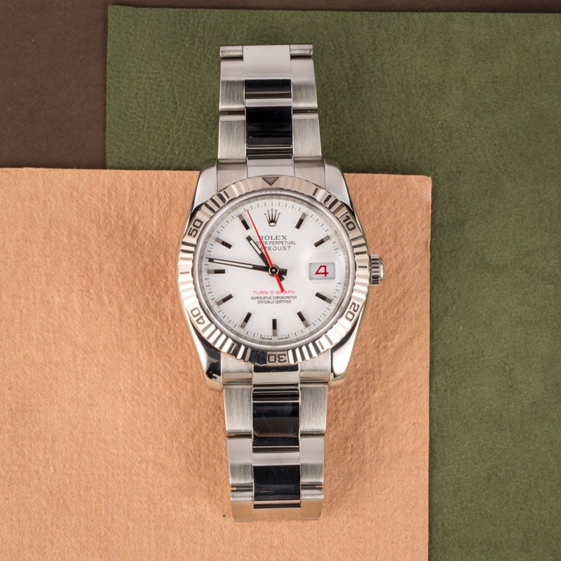 Rolex Datejust Thunderbird 116264 White Dial