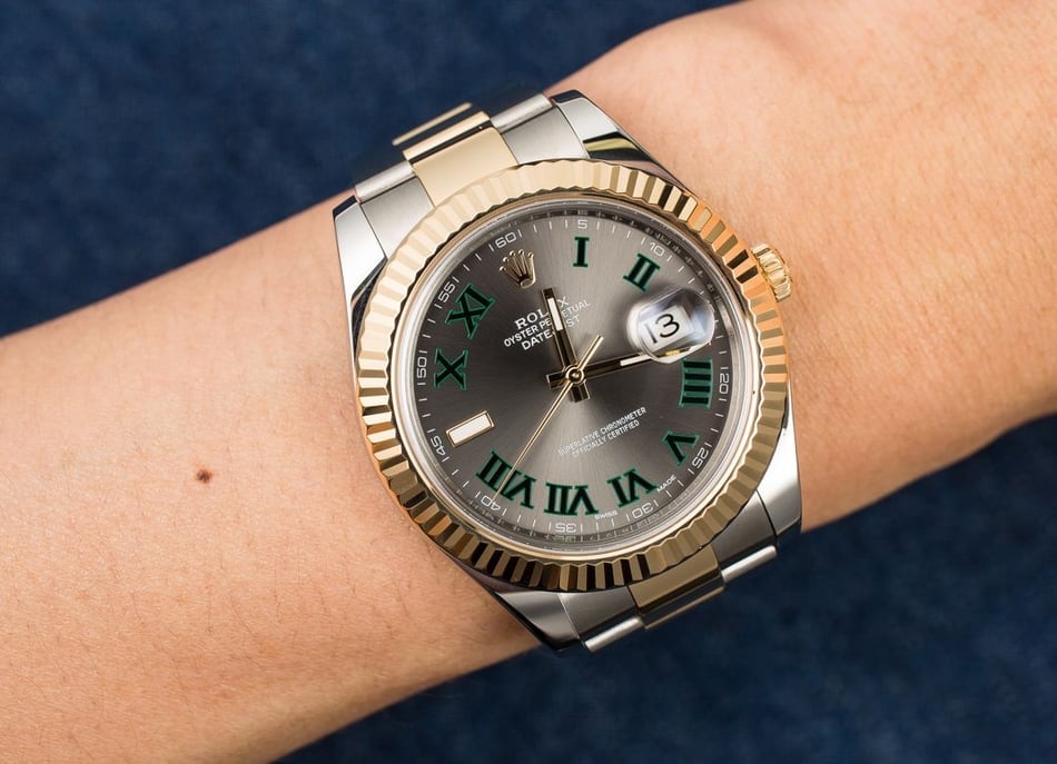 Rolex Datejust 116333 Slate Roman Dial