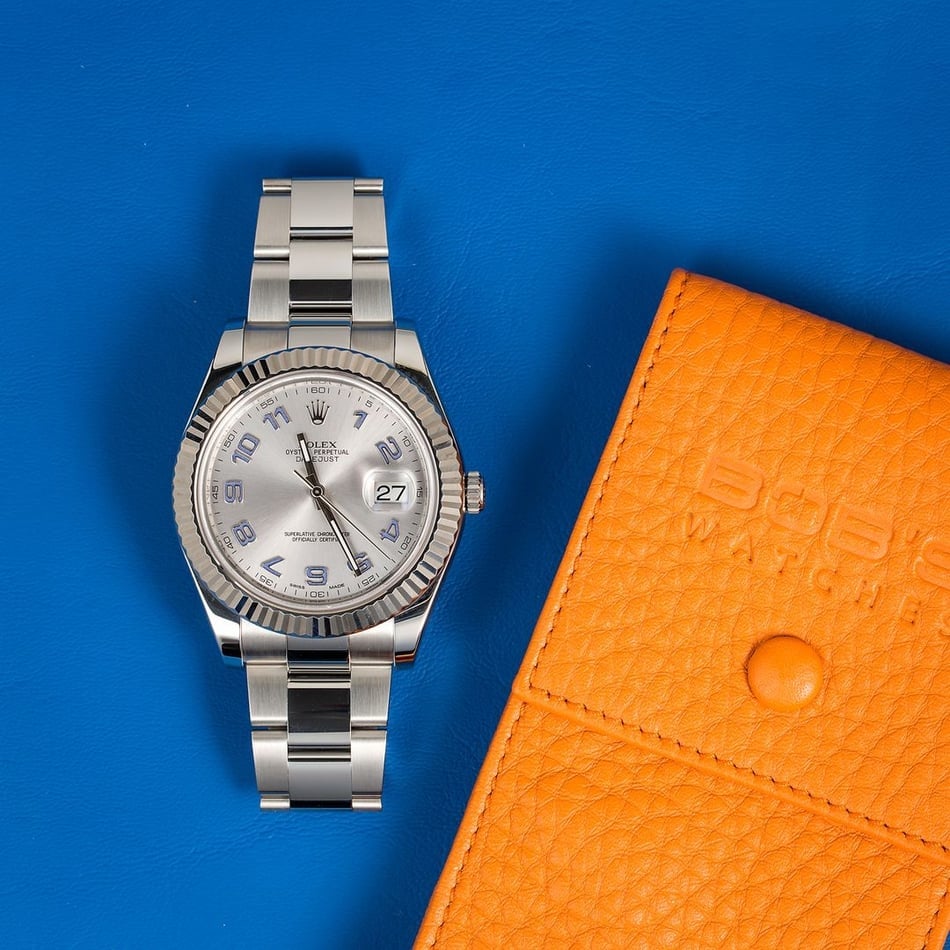 Rolex Datejust 116334 Silver Arabic Dial