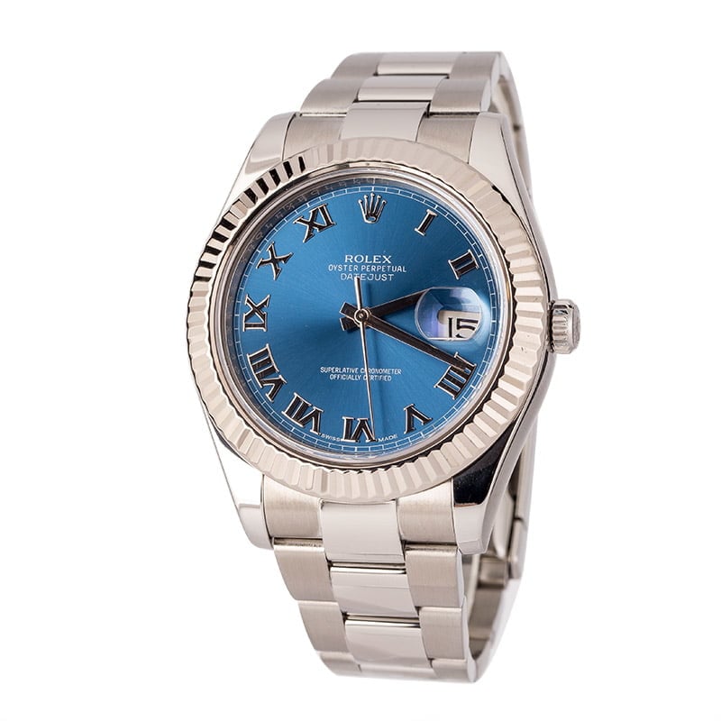 Rolex 41MM Datejust 116334 Blue