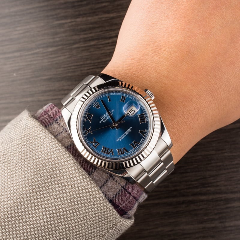 Rolex 41MM Datejust 116334 Blue