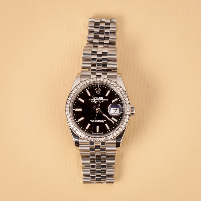 Rolex Datejust 126284 Diamond Bezel