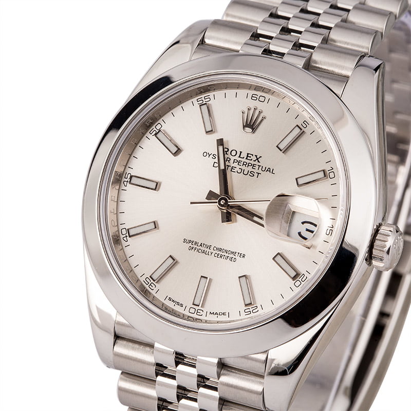 Rolex Datejust 126300 Stainless Steel Jubilee Bracelet