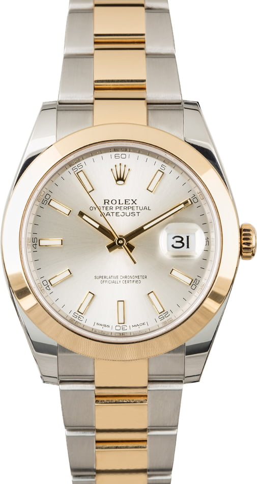 Buy Used Rolex Datejust 41 126303SSO | Bob's Watches - Sku: 143304 t