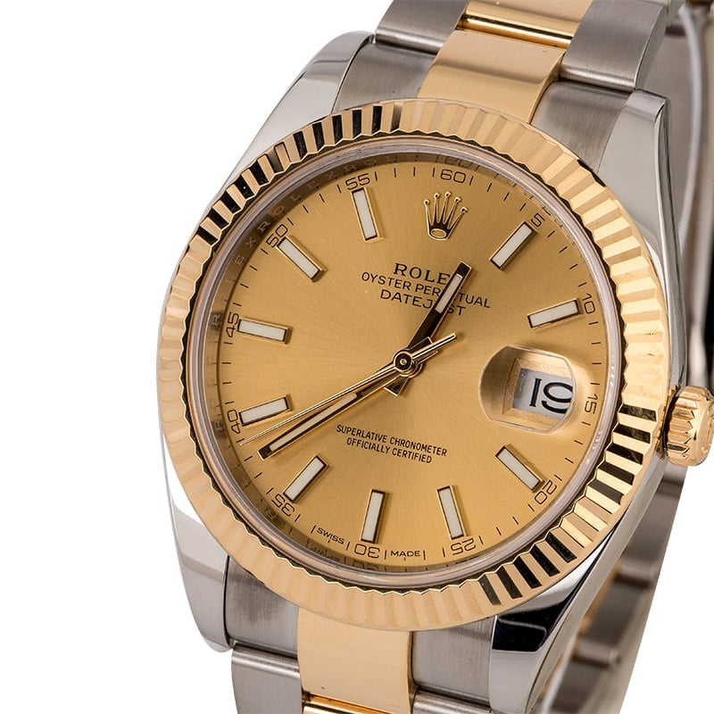 Rolex Datejust 126333 Champagne Dial Two Tone Oyster