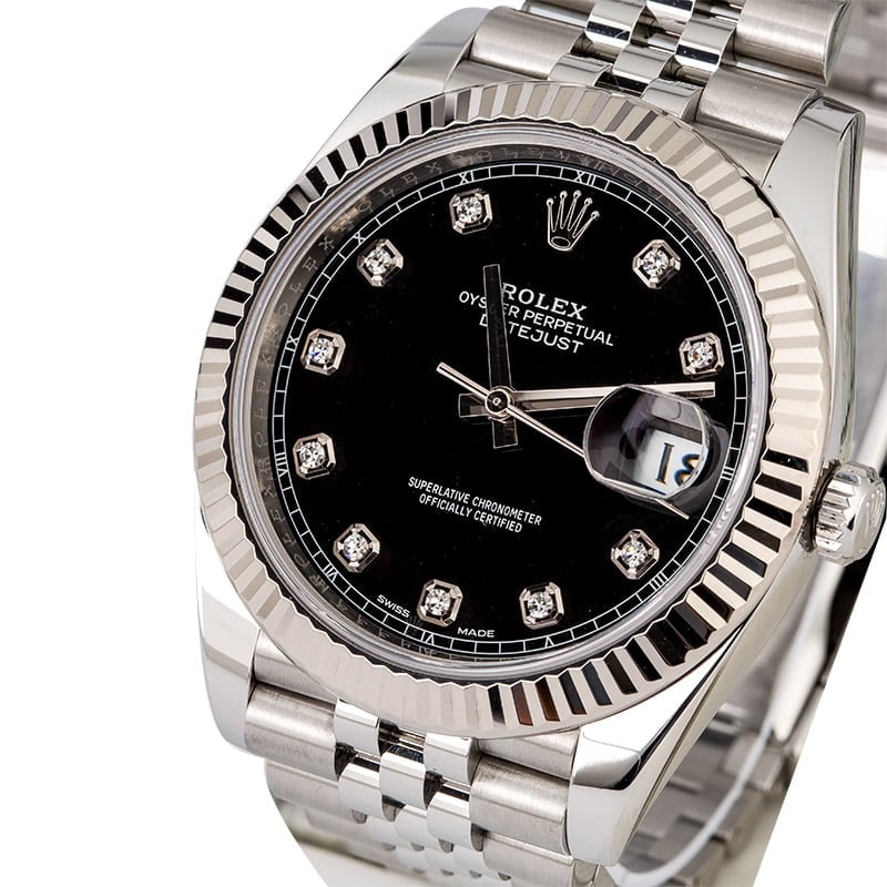 Rolex Datejust II Ref 126334 Black Diamond Dial