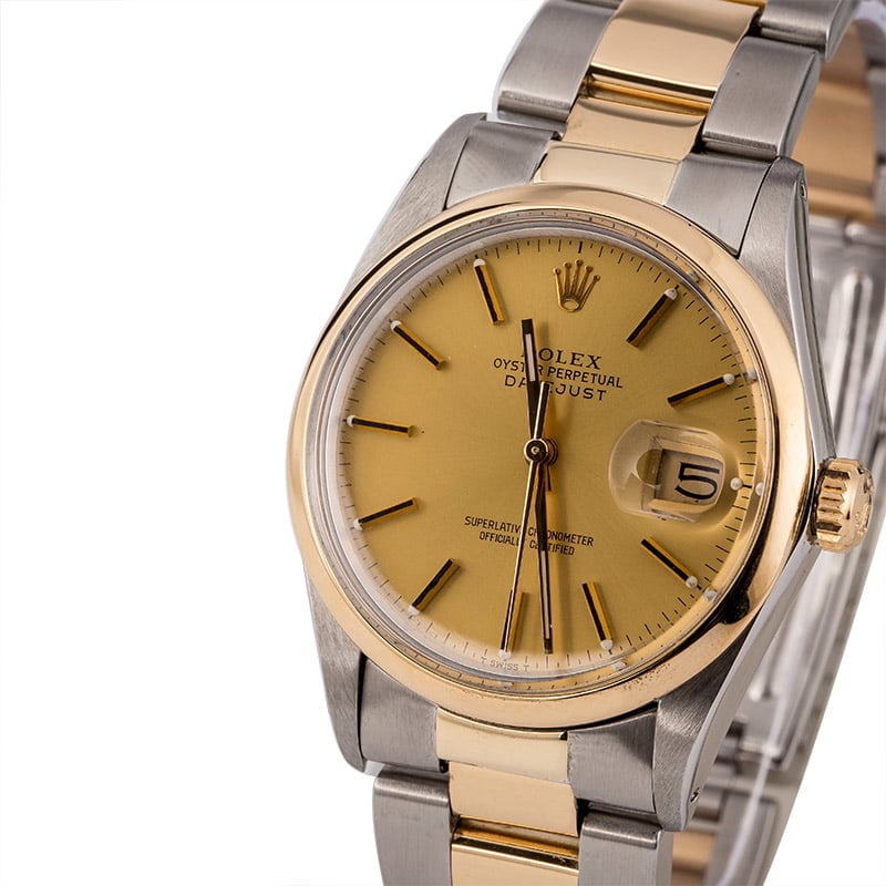 Pre-Owned Rolex Datejust 16003 Champagne Dial