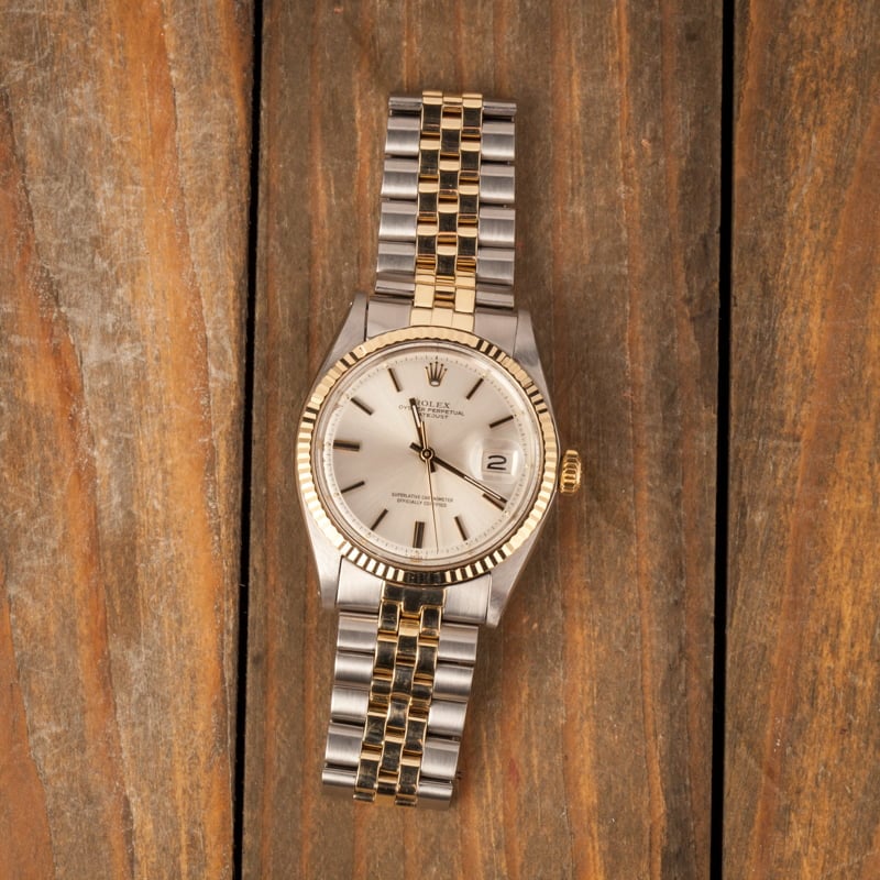 Men's Rolex Datejust 1601 Fluted Bezel