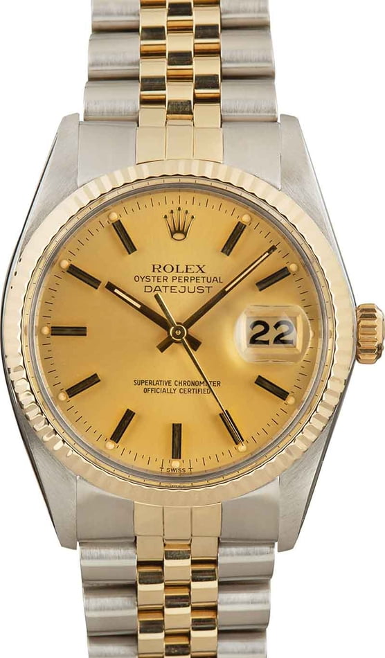 Buy Used Rolex Datejust 16013 | Bob's Watches - Sku: 156679