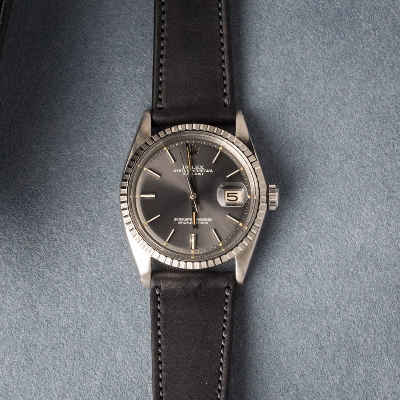 Rolex Datejust 1603 Slate 'Pie Pan' Dial