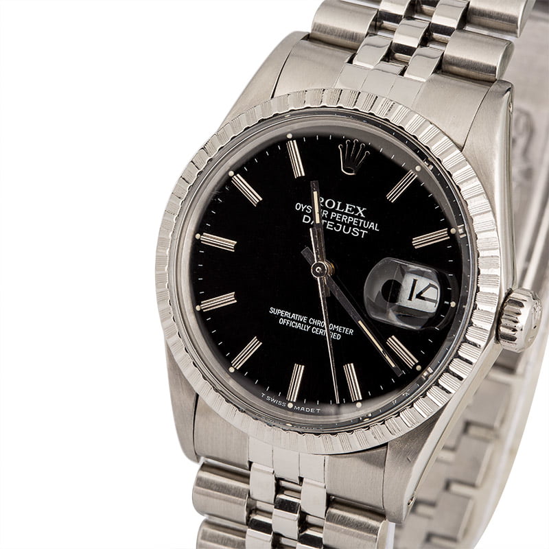 Pre Owned Rolex Men's Steel Datejust 16030