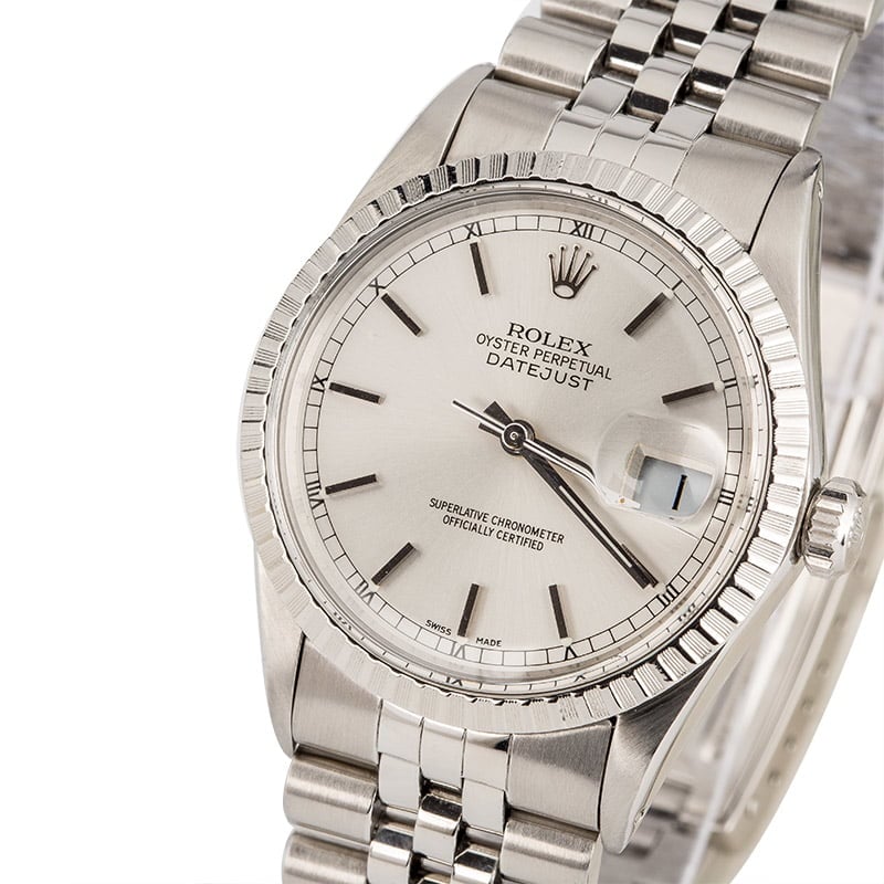 Used Rolex Datejust 16030 Stainless Steel Jubilee Bracelet